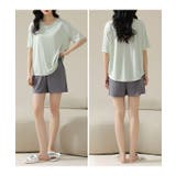 クルーネック 半袖 カップ付き | レースレディース | 詳細画像5