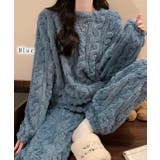 クルーネック ケーブル柄 ふわもこ | レースレディース | 詳細画像5