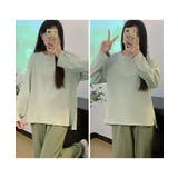 配色 クルーネック オーバーサイズ | レースレディース | 詳細画像4