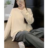 配色 クルーネック オーバーサイズ | レースレディース | 詳細画像7