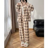 チェック柄 ジップアップ フリース | レースレディース | 詳細画像8