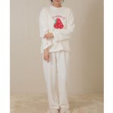 いちご柄 ロゴ クルーネック | レースレディース  | 詳細画像10 