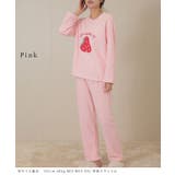 いちご柄 ロゴ クルーネック | レースレディース  | 詳細画像3 