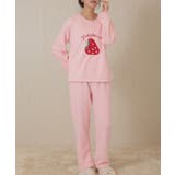 いちご柄 ロゴ クルーネック | レースレディース  | 詳細画像5 