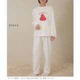 いちご柄 ロゴ クルーネック | レースレディース  | 詳細画像8 