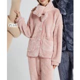 マフラー付き Vネック フリース | レースレディース | 詳細画像4