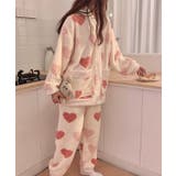 Vネック ハート柄 前開き | レースレディース  | 詳細画像3 