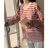 クルーネック カップ付き ボーダー | レースレディース  | 詳細画像10 