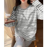 クルーネック カップ付き ボーダー | レースレディース  | 詳細画像12 