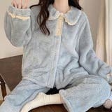 丸襟 レース 前開き | レースレディース | 詳細画像1