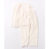 Vネック ケーブル柄 フリルレース | レースレディース | 詳細画像15