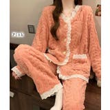 Vネック ケーブル柄 フリルレース | レースレディース | 詳細画像3