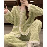 Vネック ケーブル柄 フリルレース | レースレディース | 詳細画像7