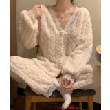 Vネック レース パールボタン | レースレディース  | 詳細画像12 