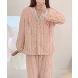 Vネック レース パールボタン | レースレディース  | 詳細画像5 