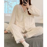 Vネック レース パールボタン | レースレディース  | 詳細画像7 