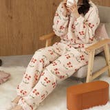 クルーネック 配色 モチーフ柄 | レースレディース  | 詳細画像1 