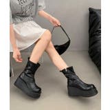 レザー調 プラットフォーム 厚底 | レースレディース | 詳細画像5