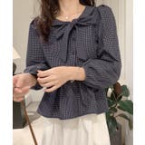 ギンガムチェック柄 アシンメトリー ボウタイ | レースレディース  | 詳細画像4 