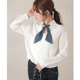 スキッパーネック ドット ボウタイ付き | レースレディース | 詳細画像15