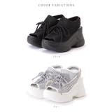 メッシュ レースアップ 厚底 | レースレディース | 詳細画像2
