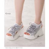 メッシュ レースアップ 厚底 | レースレディース | 詳細画像9