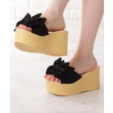 ビッグリボン パイピング 厚底 | レースレディース  | 詳細画像4 