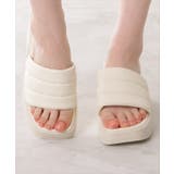 スクエアトゥ フェイクレザー クッション | レースレディース  | 詳細画像14 