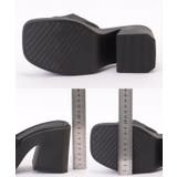 スクエアトゥ フェイクレザー クッション | レースレディース  | 詳細画像20 