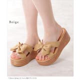 レザー調 ビッグリボン 厚底 | レースレディース  | 詳細画像9 