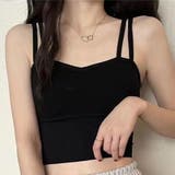ダブルストラップ クロップド カップ付き | レースレディース | 詳細画像1