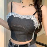 フラワーレース バックシャーリング コンパクト | レースレディース  | 詳細画像1 