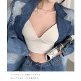 Vネック クロップド リブ | レースレディース | 詳細画像10