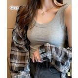 ソリッドカラー カップ付き リブ | レースレディース  | 詳細画像11 