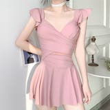 シアー ドッキング フリル袖 | レースレディース | 詳細画像1