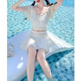 フリル ギャザー シアー | レースレディース | 詳細画像9