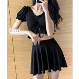 Vネック フリル タンキニ | レースレディース  | 詳細画像3 