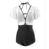 【2点セット】パレオ付き フェイクレイヤード シアー | レースレディース | 詳細画像10