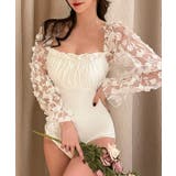 シアー キャンディスリーブ バック | レースレディース  | 詳細画像4 