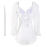 シアー ドッキング フリル | レースレディース  | 詳細画像13