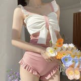 フロント リボン バイカラー | レースレディース  | 詳細画像1 