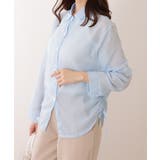 ドローストリング付き 長袖 シフォン | レースレディース | 詳細画像12