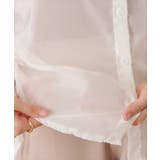 ドローストリング付き 長袖 シフォン | レースレディース | 詳細画像20