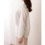 ドローストリング付き 長袖 シフォン | レースレディース | 詳細画像6