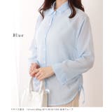 ドローストリング付き 長袖 シフォン | レースレディース | 詳細画像8