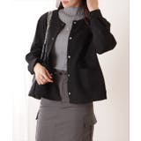 ドロスト付き ノーカラー フロント | レースレディース | 詳細画像4