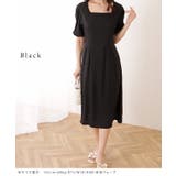 スクエアネック パフスリーブ Aライン | レースレディース  | 詳細画像3 