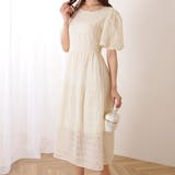 フレンチ レース パフスリーブ | レースレディース  | 詳細画像1 