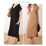 深Vネック サイドスリット 半袖 | レースレディース  | 詳細画像2 