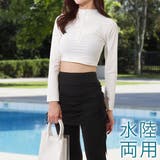 プチハイネック ハーフジップ ハイウエスト | レースレディース | 詳細画像1